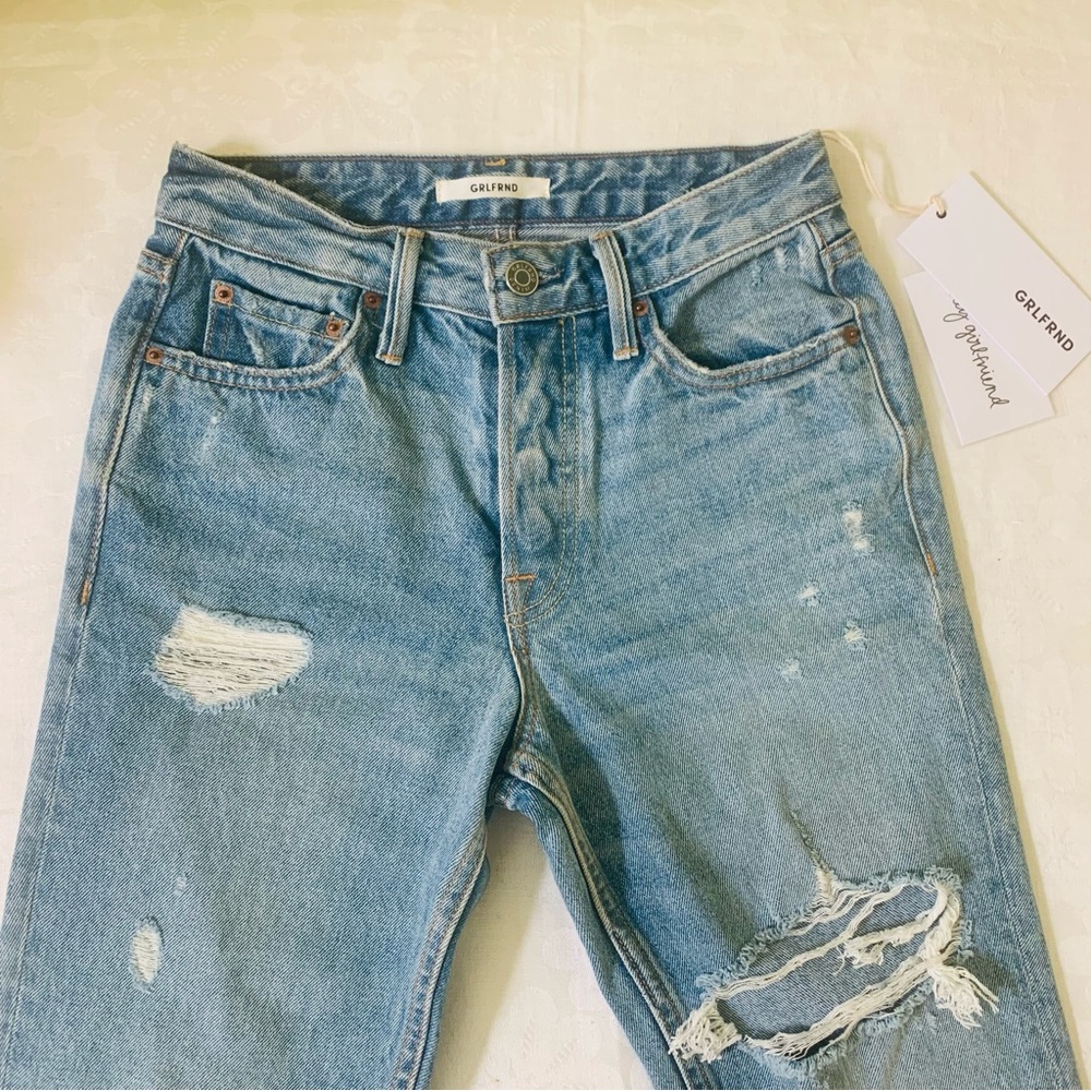 NWT GRLFRND Karolina High Rise Skinny Jeans in A Little More Love 23 - Picture 6 of 15